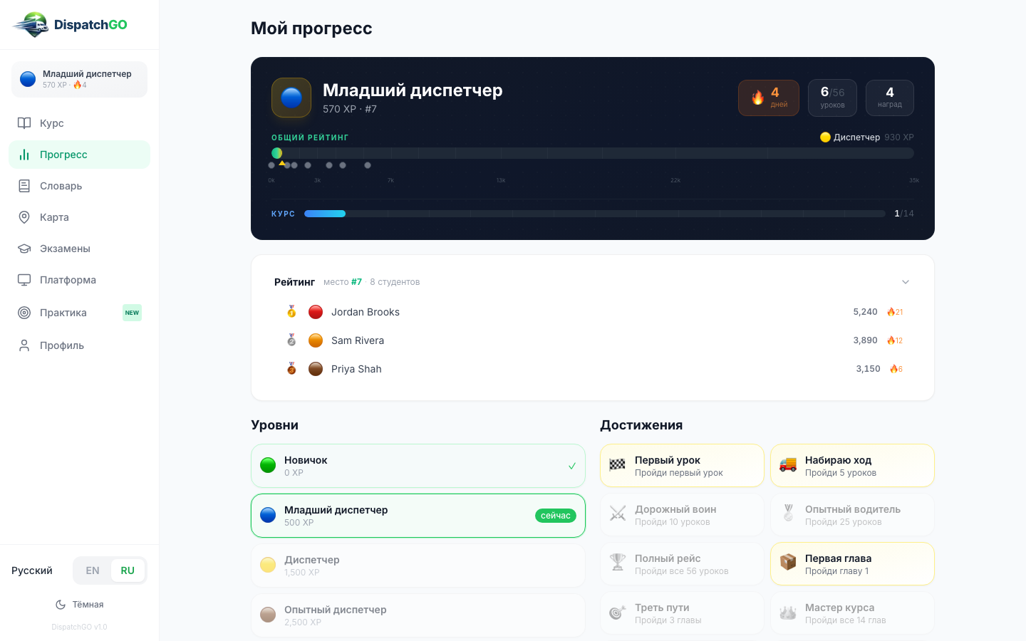 Прогресс